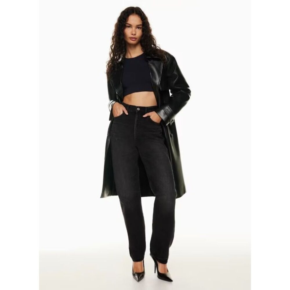Aritzia Citizens of Humanity Eva High-Rise Baggy Jeans in Obsidian Size 24. NWT
